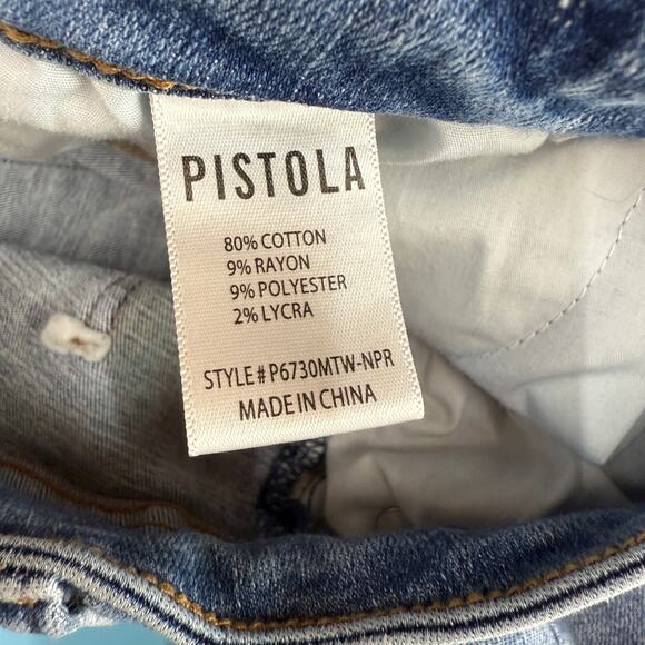 Pistola Arielle Skinny Scissor Cut Hem Jeans Size 28 - Picture 6 of 7